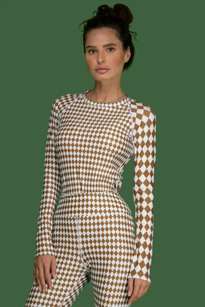 Queen Brown Rash Guard