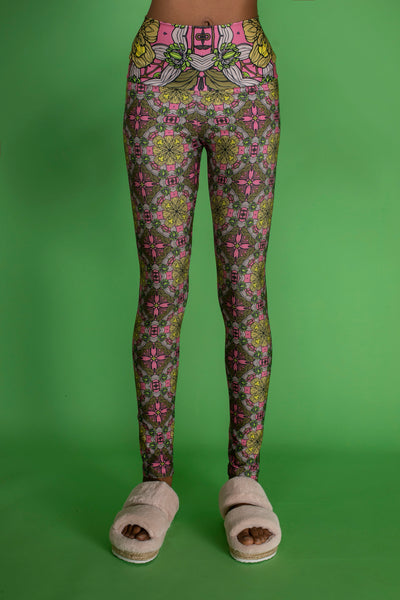 PSYCHEDELIC FLOWER Leggings