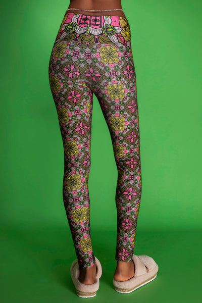 PSYCHEDELIC FLOWER Leggings