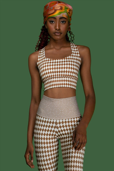 Queen Brown Bralette Top
