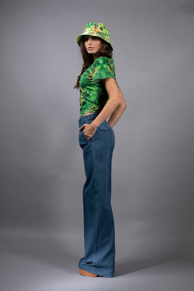 Emerald green Floral T-shirt