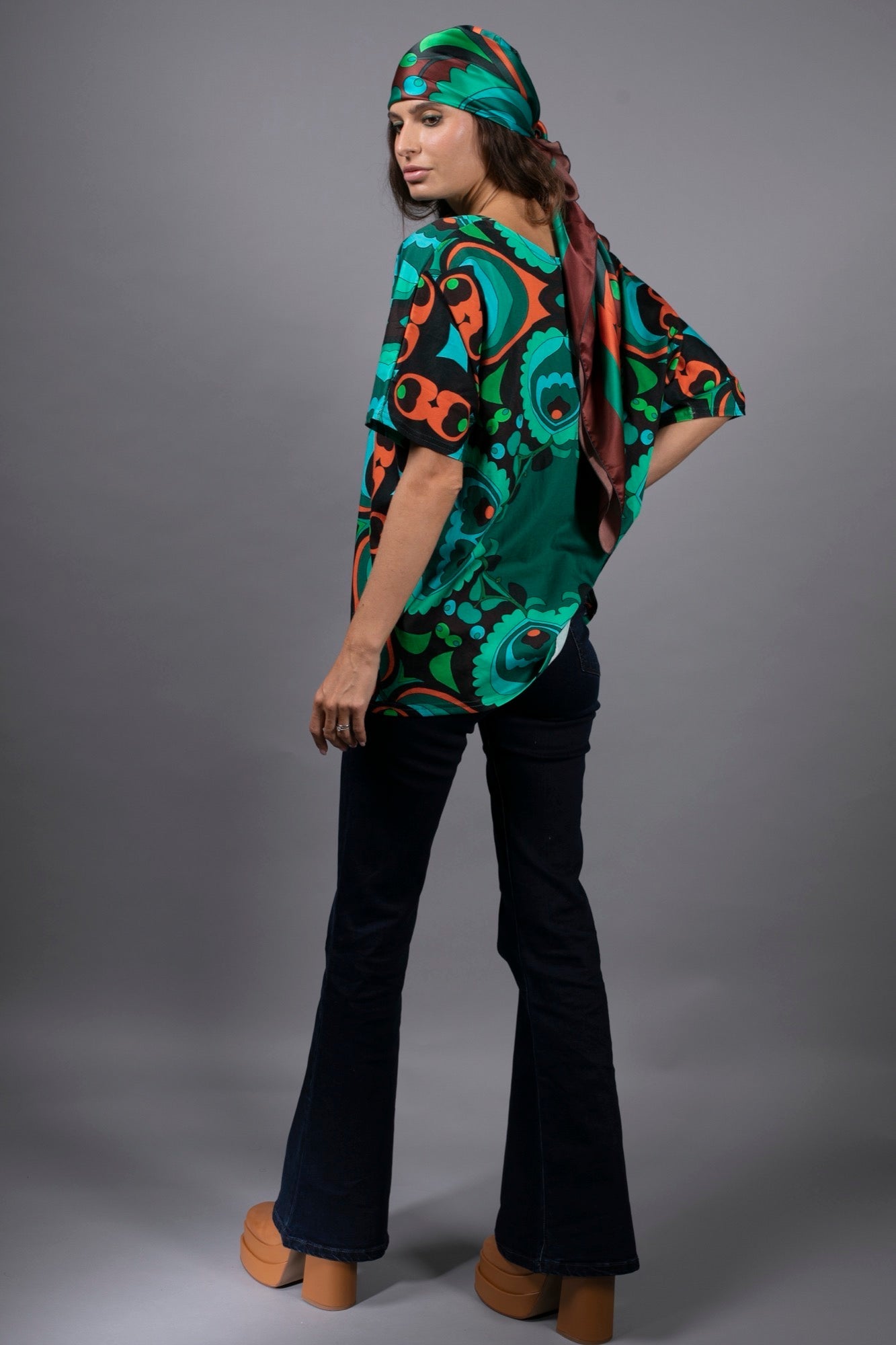 PSILOCYBIN BROWN/ BLUE-TUNIC