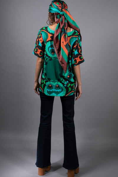 PSILOCYBIN BROWN/ BLUE-TUNIC